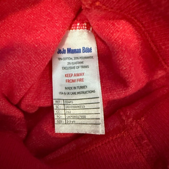 NWOT JoJo Maman Bebe Rainbow Striped Kids Tights - Picture 2 of 2